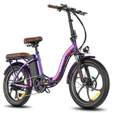 Electric Bike FAFREES F20+ Pro - Motor 250W Battery 36V22.5Ah 20 Inch wheels Wheels Mechanical Disc Brake - Dazzling Purple Pink
